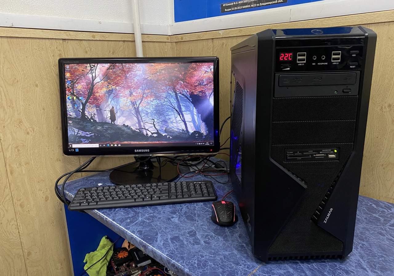 Системный блок (i7-3770, 8GB, SSD120, 1TB, GTX 750Ti 4GB) купить бу с рук